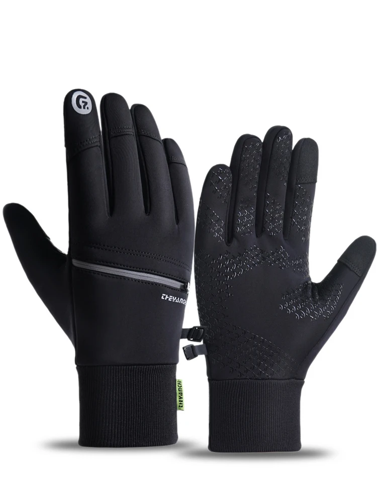 AliExpress GTUBIKE Cycling Gloves Men Winter Touch Screen Waterproof Windproof Bicycle Sports Mitten Warm Fleece Bike Motorcycle Ski Gloves
