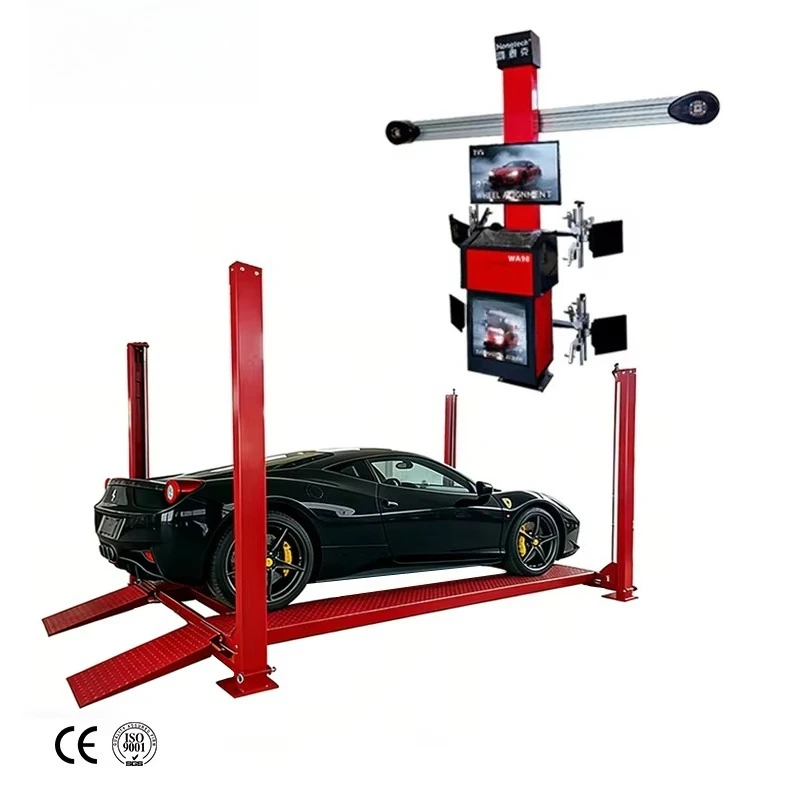 Picture 3: Wholesale High Performance Four-Wheel Positioning Wheel Alignment Machine Full Set with 4 Post Car Lift