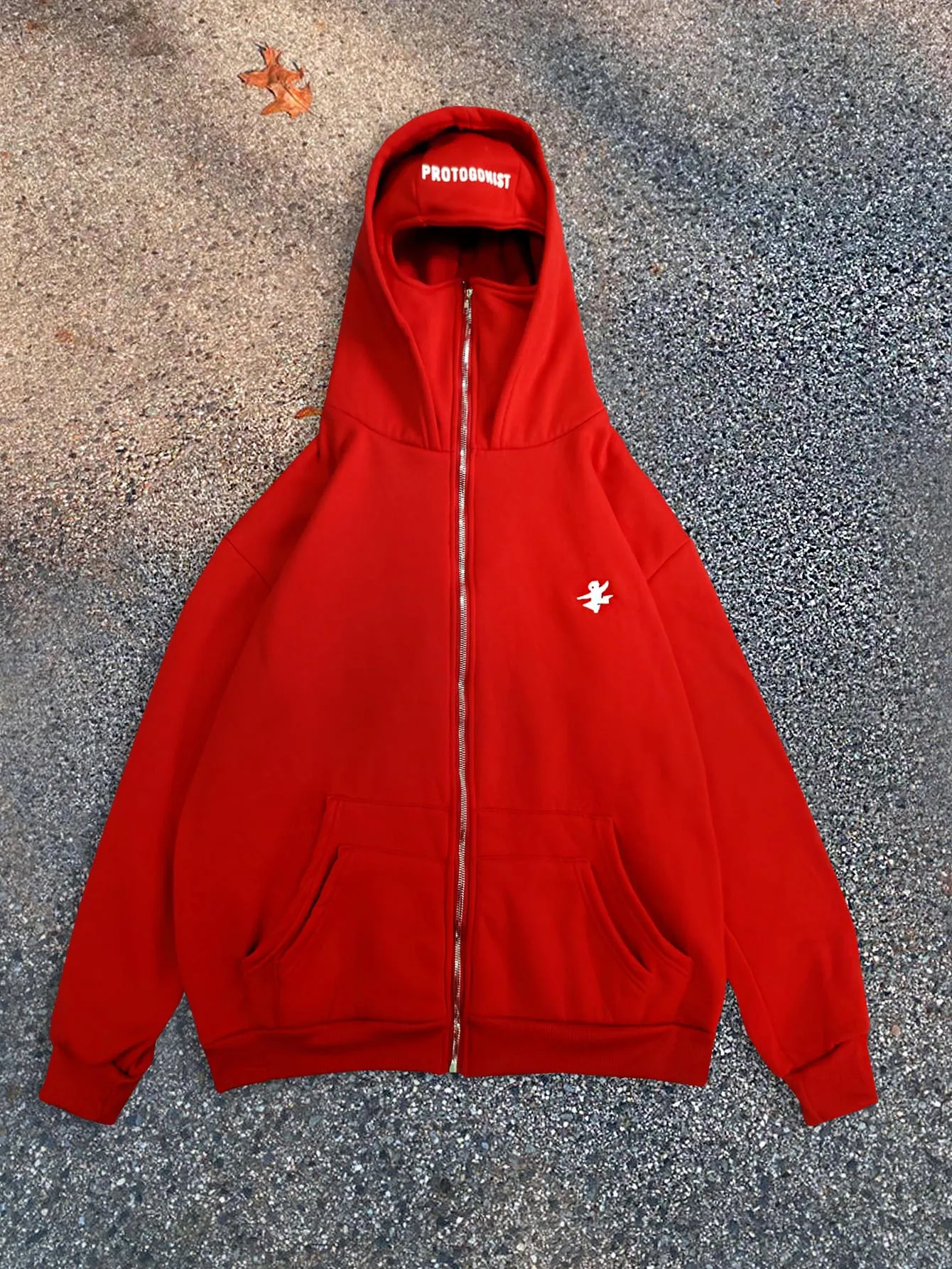 

Y2K Aesthetic Double Hooded Unisex Streetwear Pullover Oversized Fit For Cool Weather Fashion