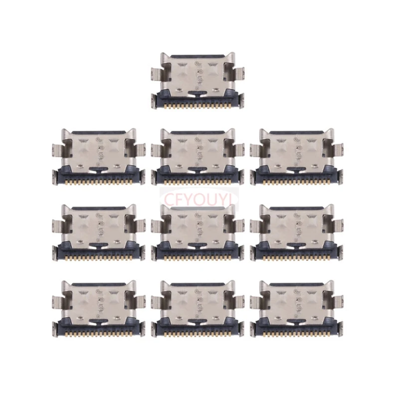 

10 шт. разъем порта зарядки для Honor X10 Max 5G USB разъем для док-станции зарядное устройство порт зарядки запасная часть