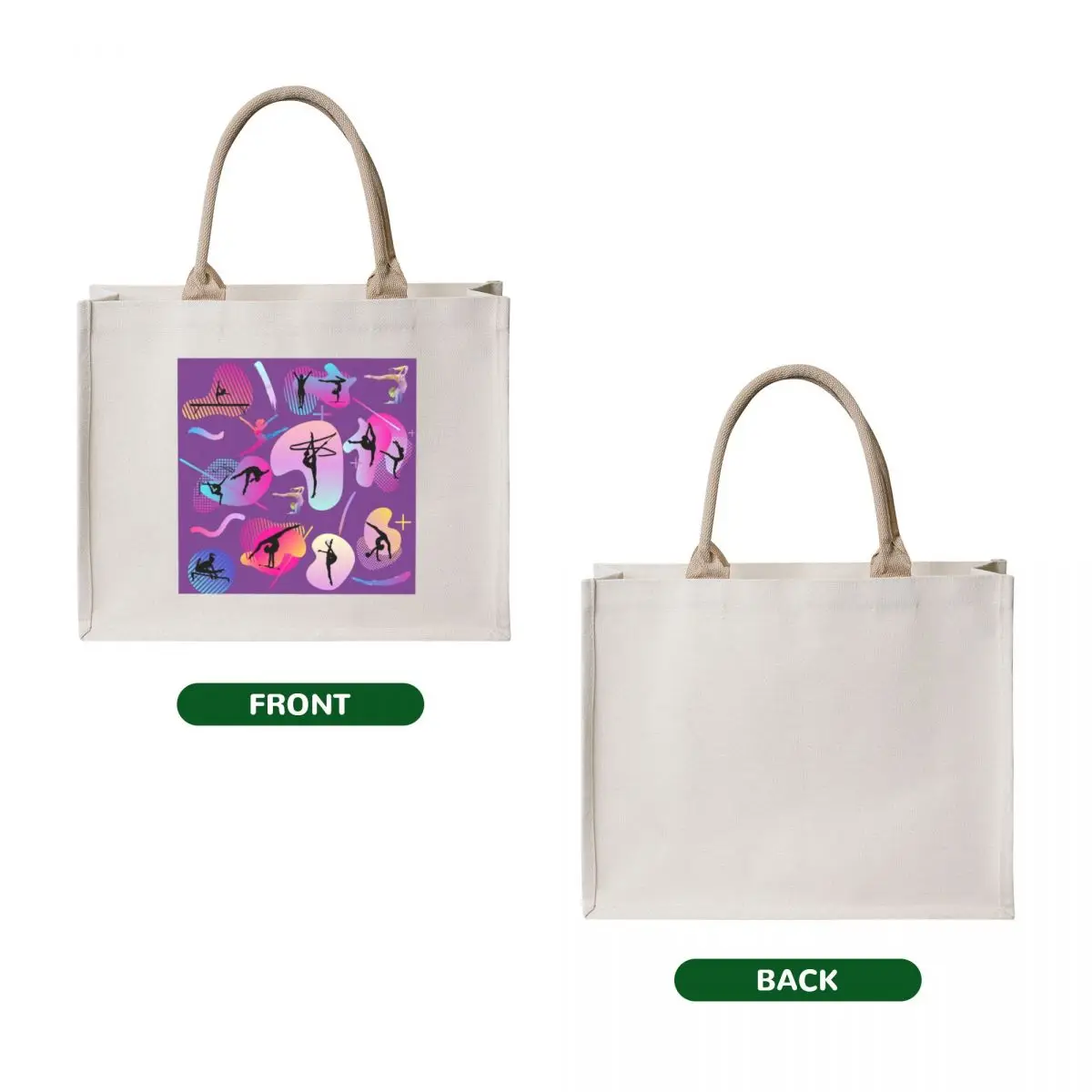 Gymnastics Tote Bag hand bag ladies tote bags aesthetic tote bags men
