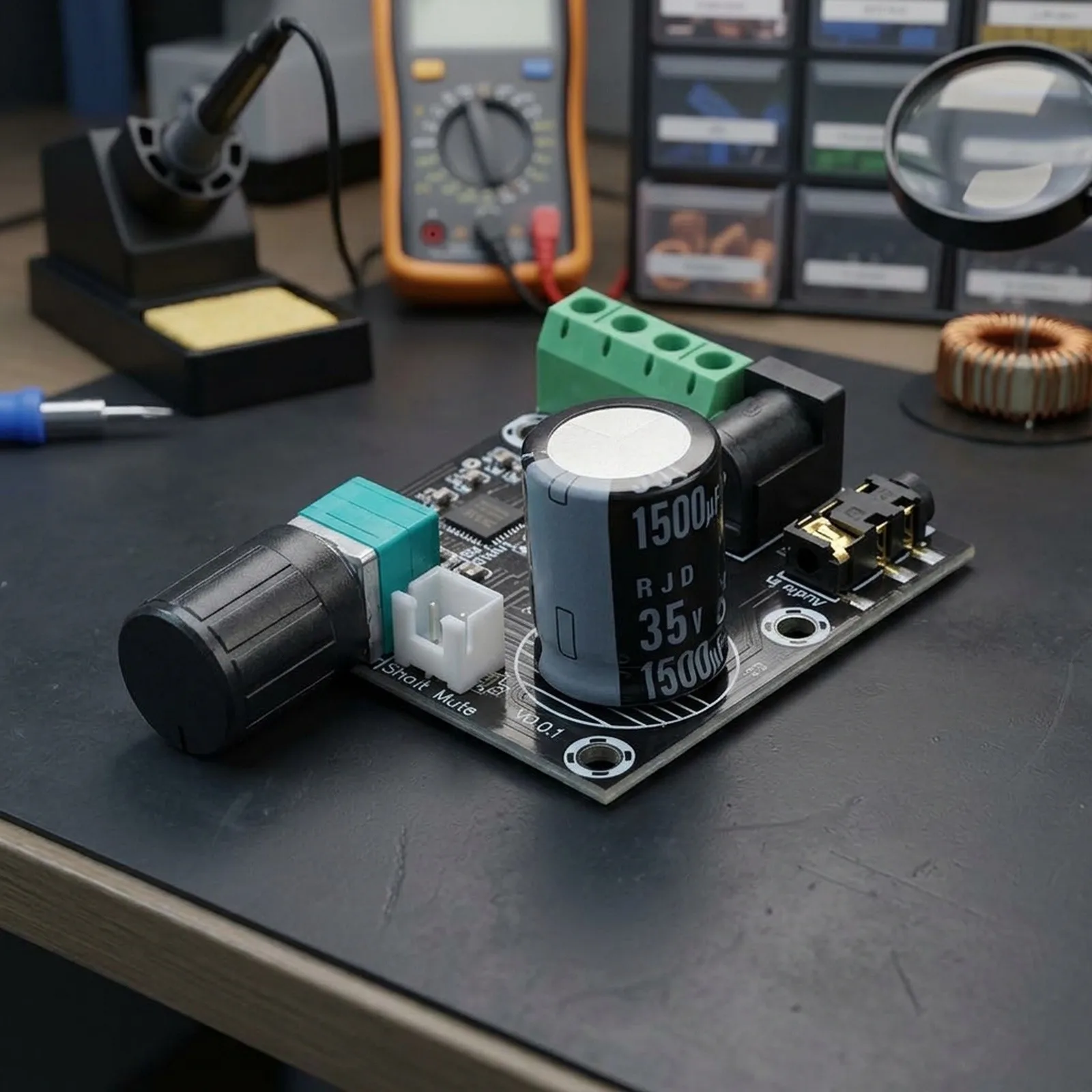 DIY Speaker Build Class D Audio Amp 12V Power Module Audio Module 15W Per Channel Low Idle Current 20mA Efficient Power Usage