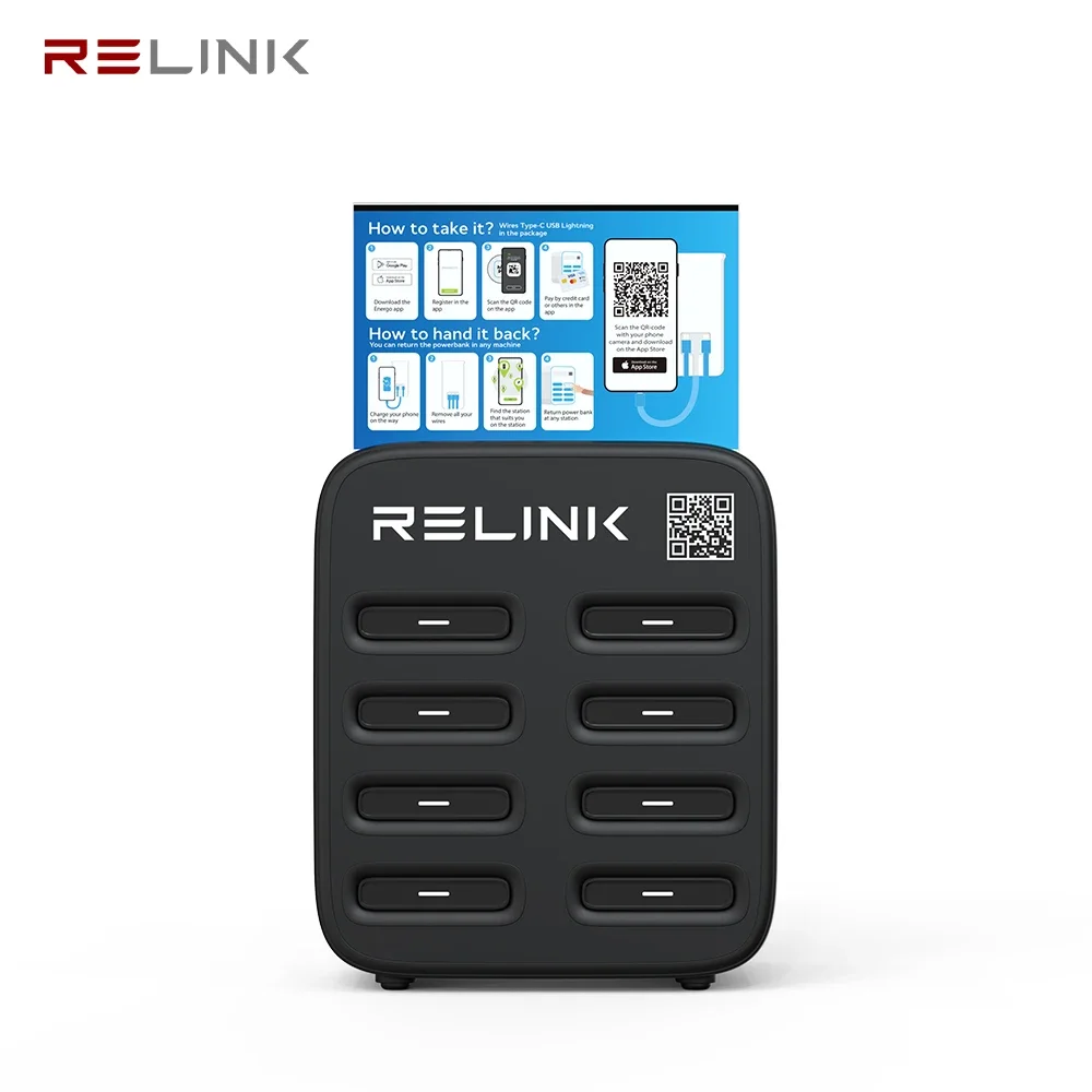ขายร้อน 4G Wifi แบ่งปัน Power Bank สถานีเช่า 8 ช่อง Power Banks Power Station สําหรับโรงแรมร้านอาหารโรงพยาบาลบาร์