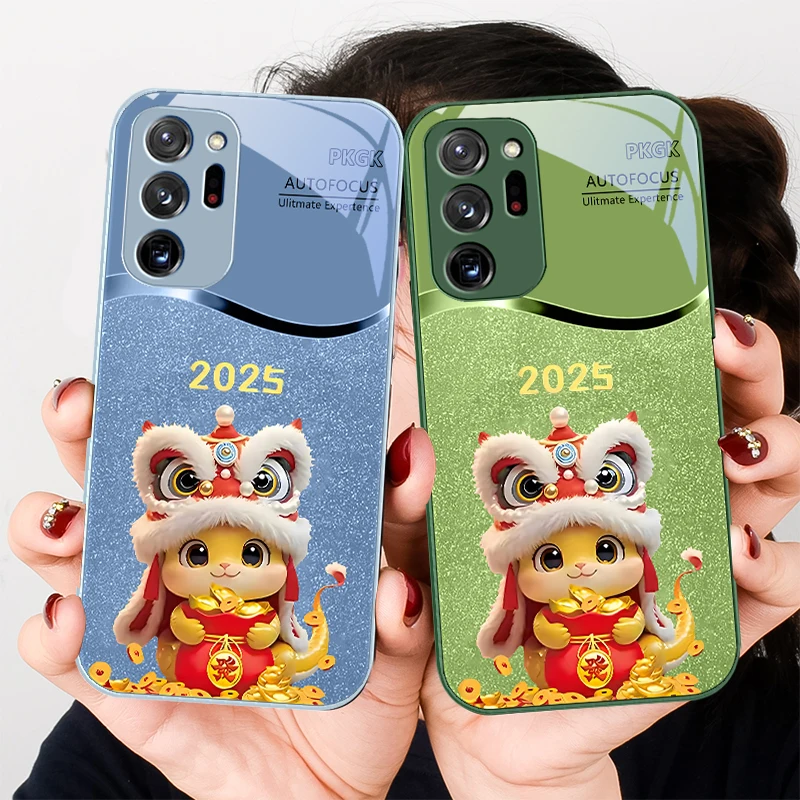 

Cartoon rich snake baby For Samsung A01 02 03 Core 04 05 06 10 12 13 14 5G 15 16 M02 12 Note 8 9 10 20 glass Ultra phone case