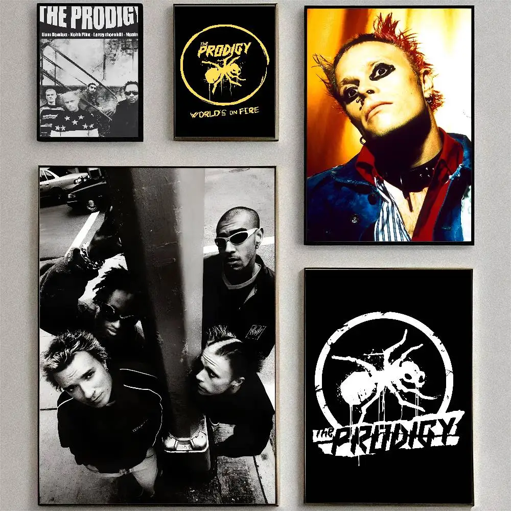 The P-Prodigy Band Posters High Quality Self-adhesive Wall Art Decorations Color Prints Sticky