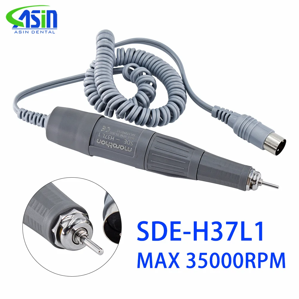 Drill Pen SDE-H37L1 35000RPM Handpiece For Marathon STRONG210 control box Electric Manicure machine Nails Drill handle Nail Tool