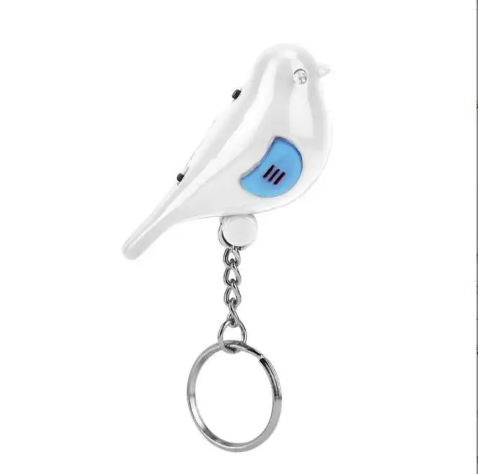 bird keychain whistle Key Finder Wireless Alarm Smart Tag Key Locator Keychain Tracker Whistle Sound LED Light Things Tracker