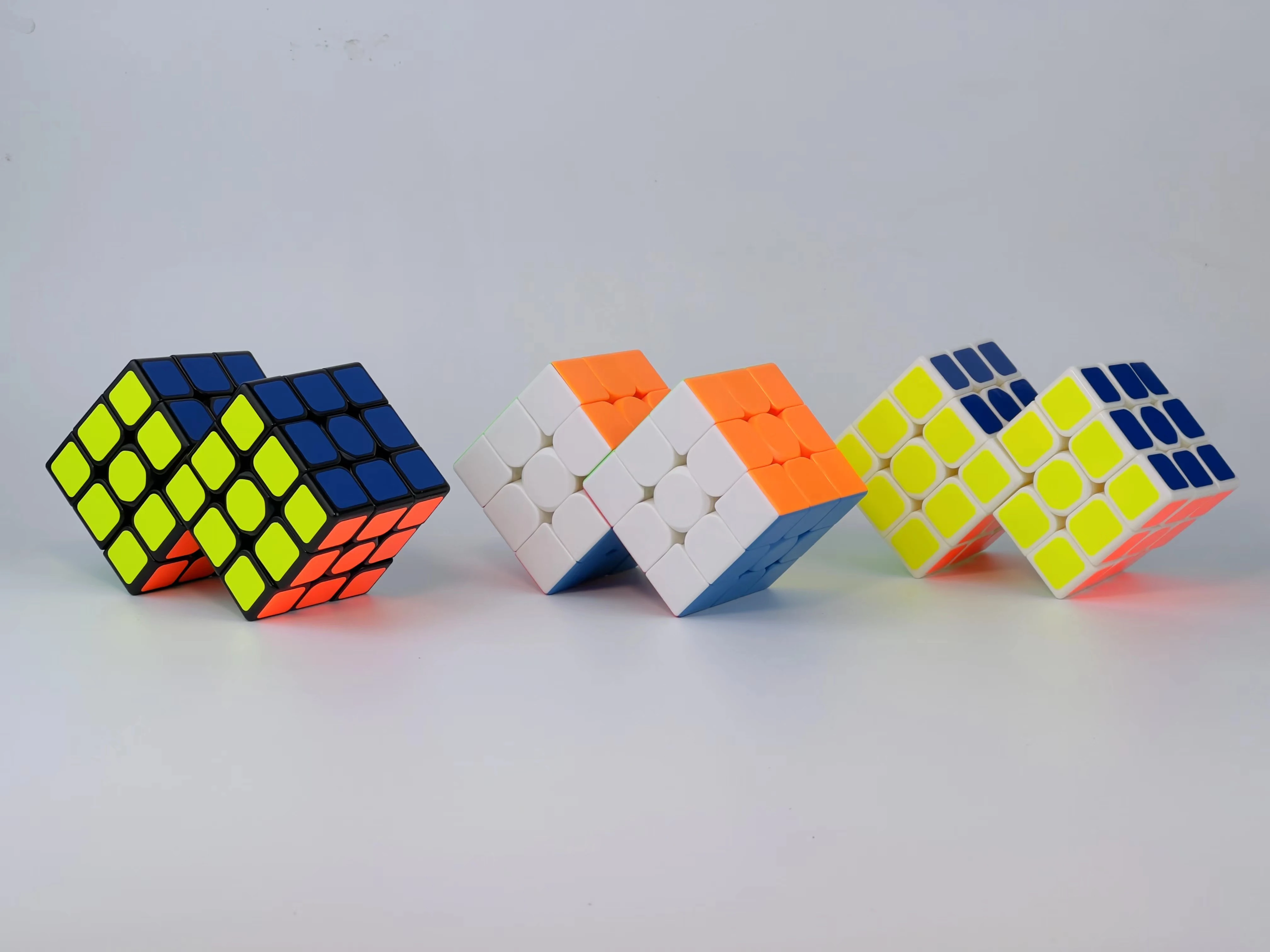 

[Picube] 3x3 Conjoined Cube Black Limited Rotation Stickerless 3x3x3 MoYu QiYi MeiLong YJ Speed GAN Puzzle Twisty Brain Teaser