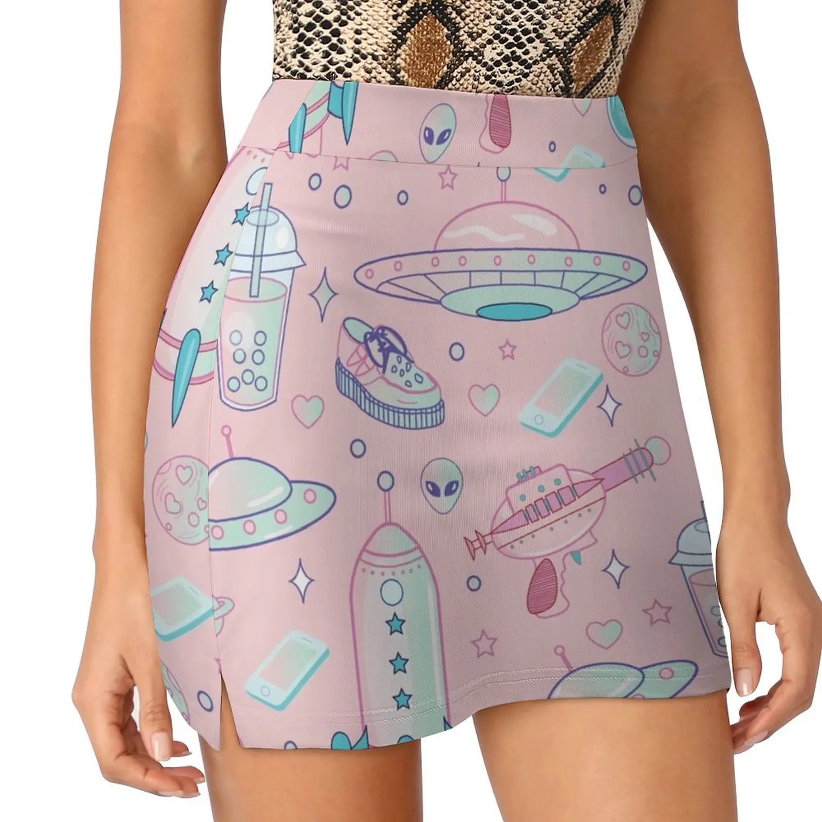 

Galaxy Babe Pattern Mini Skirt mini skirts kawaii clothes Evening dresses skirts summer 2025 woman