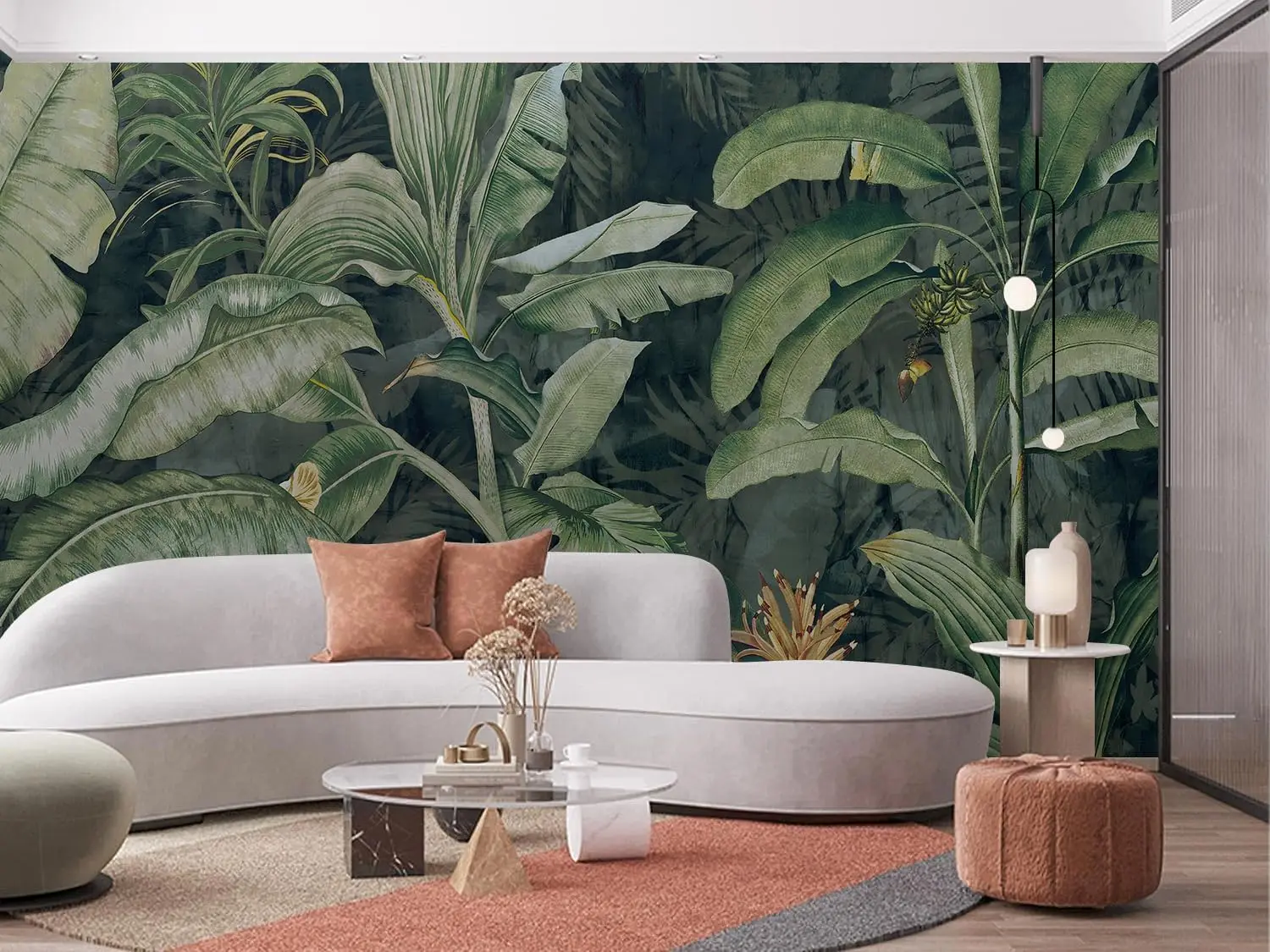 Tropical Jungle Photo Wallpaper Peel and Stick Mural Wall Decal Art Decor Luxury Home Room Backdrop  Lush Tropical Jungle Photo