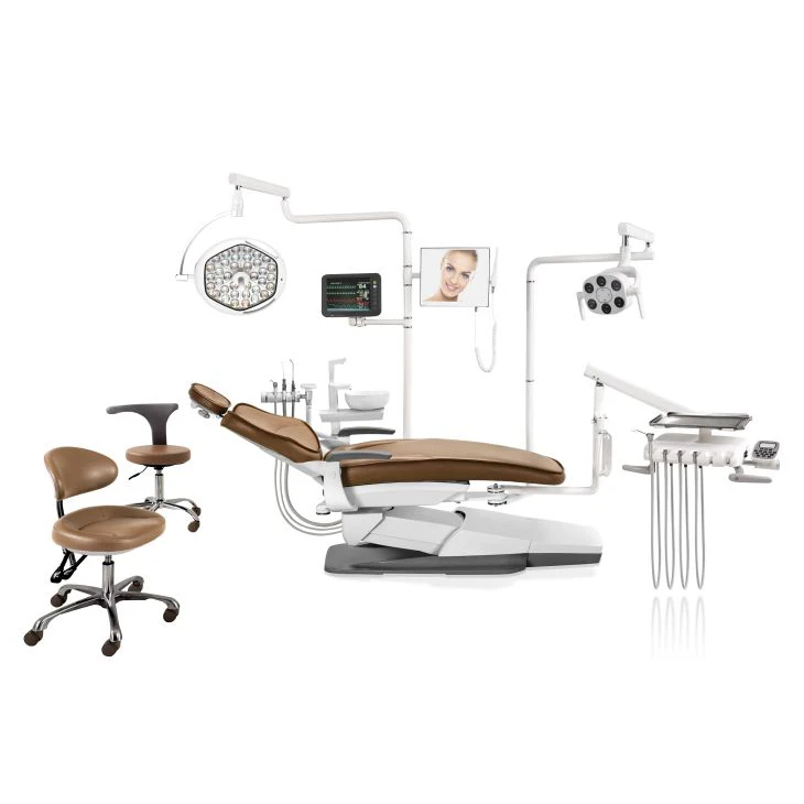 American Type Medical Mobile Unit Sillon Silla Best den tal Chair Price for Sale Unidad den tal Portatil USA