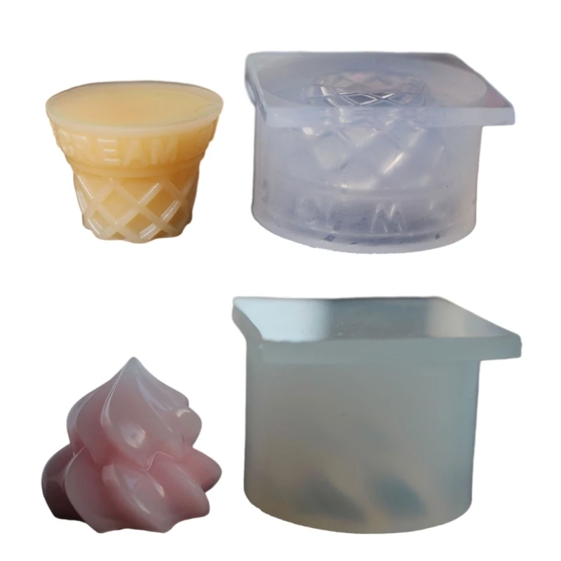 Versatile Silicone Mold Set for Creamy Confections Delicate Dessert Making Cream Bucket Silicone Mould for DIY Baking NM