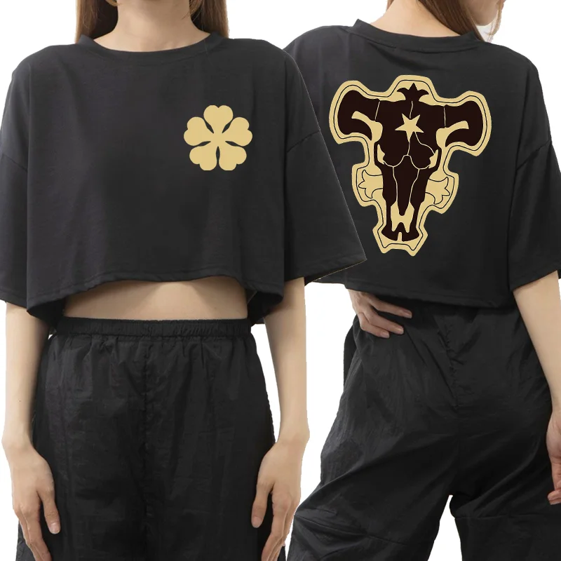 

Новая футболка с рисунком аниме Харадзюку Y2K, Женская Летняя короткая Сексуальная женская футболка с открытым пупком