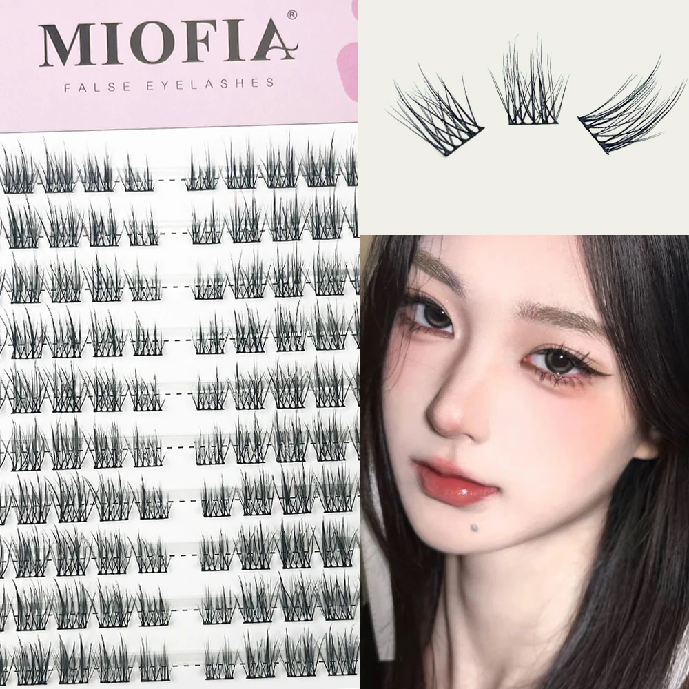 1/boîte 120 Cluster vison faux cils naturel russe 3D laes individuel bricolage extension de cils paquet outil de maquillage cils en gros