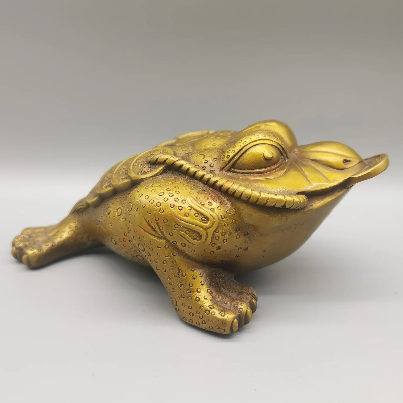 Pure copper and gold toad ornaments,  Recruit money,  Exquisite home shop decoration crafts