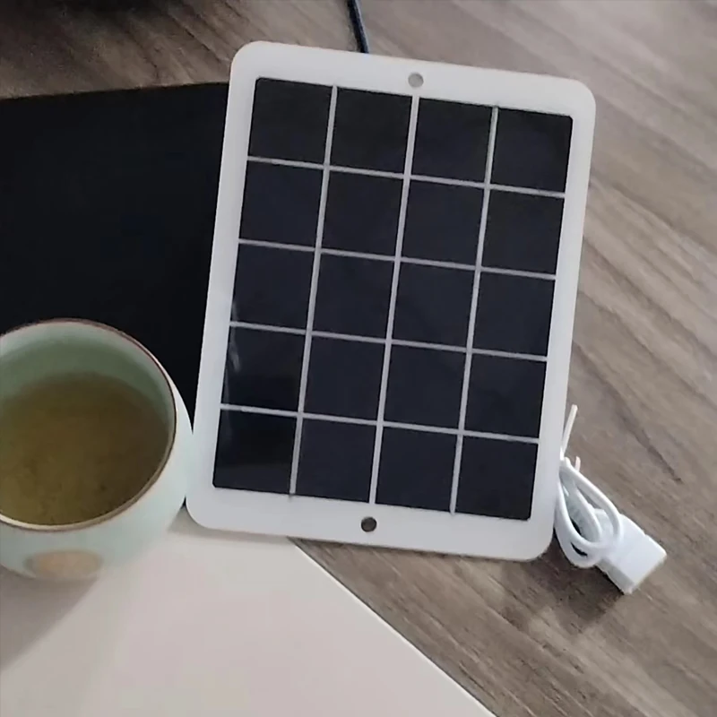 USB Output Solar Panel Charger 5V 3W 600mA Portable Solar Cell Outdoor Portable Power Bank For Camping Mobile Phone Chargers