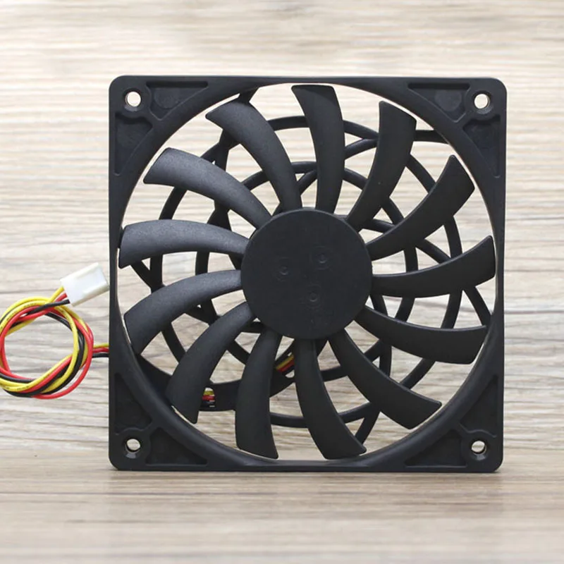 Ultra Thin 12V Desktop Computer Host Ultra Quiet Fan With Speed Measurement 12CM Chassis Cooling Fan 120x120x12mm SXDOOL