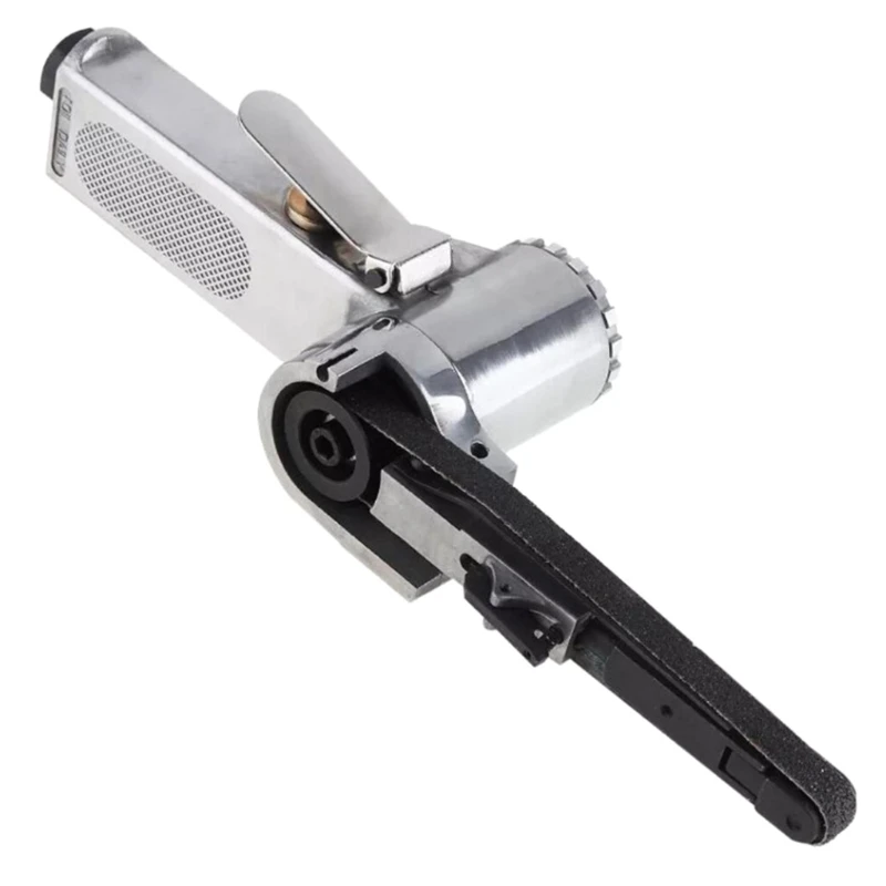 산업용 공기 전동 벨트 샌더 키트 1.5HP 모터 180 ° 회전 디버링 캐스팅 표면에 적합한 금속 마감 C7AC
