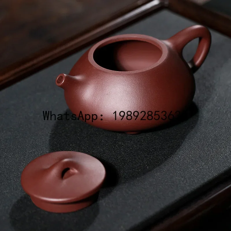 

4-10 famous all-handmade purple clay pot stone ladypot inner wall chapter ball hole teapot
