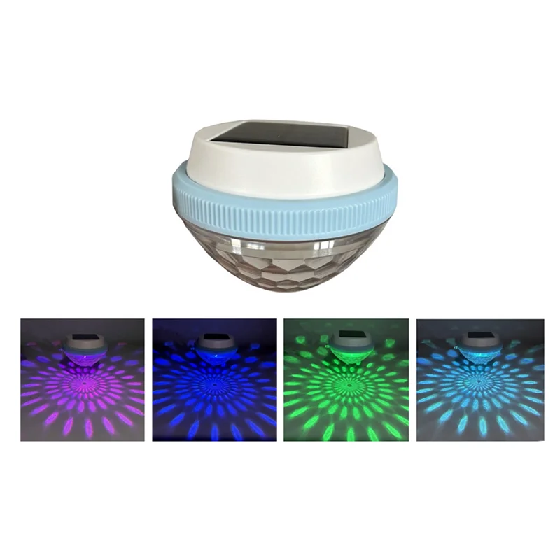 ABBO-lumières flottantes LED à énergie solaire, étanches, 7 Modes de changement de couleur, 2 pièces pour piscines, fontaines, éclairage de jardin