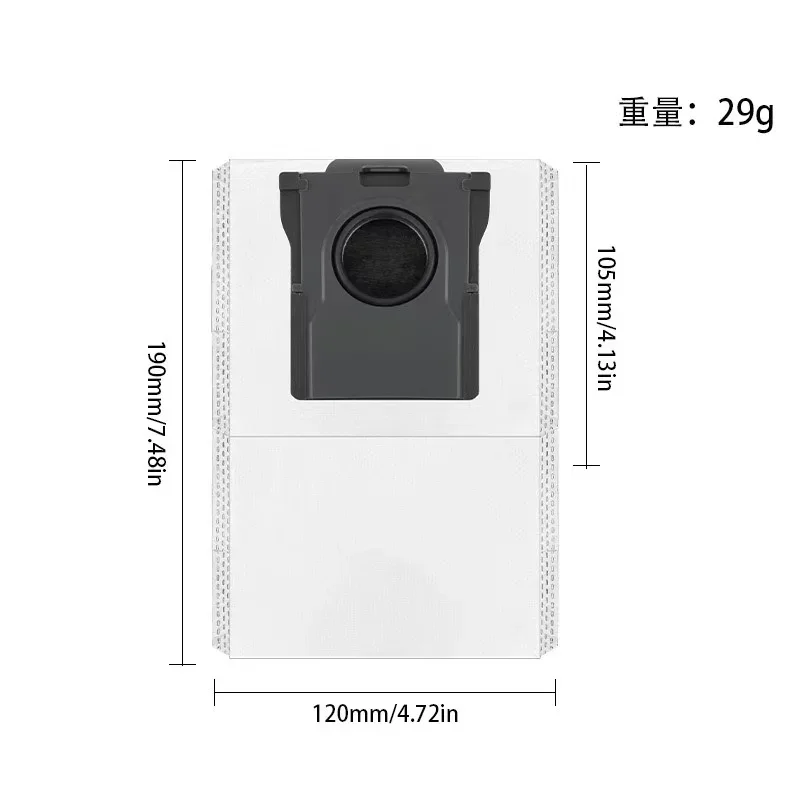 Dreame L10s Ultra Gen 2，Dreame L30s Ultra Spare Parts Main Roller Side Brush Hepa Filter Mop Cloth Dust Bag Accessories image 6