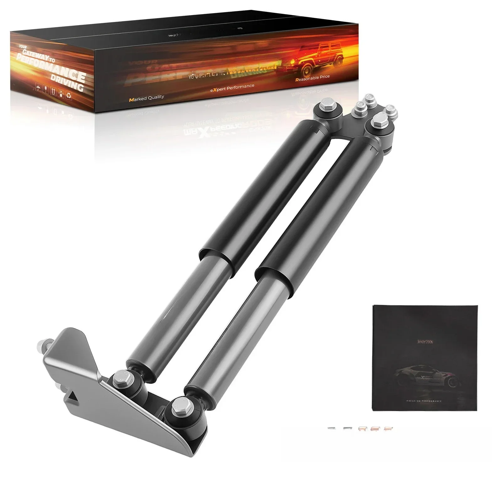Steering Stabilizer Kit for Jeep Wrangler YJ 1987-1995 w/ 4-6.5