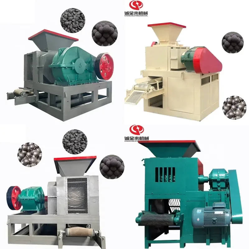 Charcoal Biochar Plant Roller Professional Production Line Molding Machine Coal Press Machinery