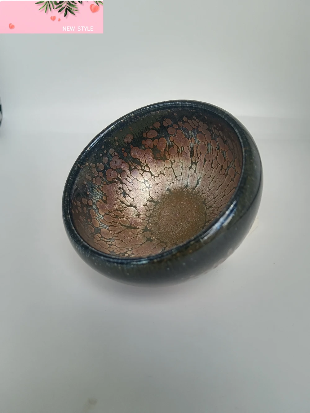 

JZ364 4,73 унции/140 мл Чайные чашки Jianzhan Tenmokus с отличной глазурью Чайная посуда Jian Tenmoku Cups