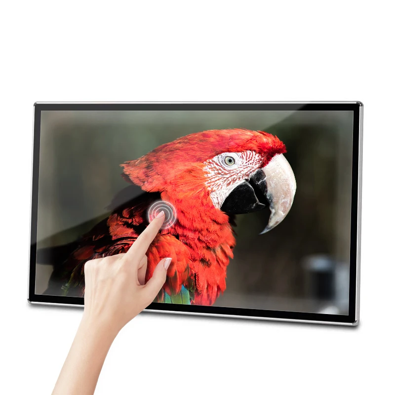Retail Store Window Monitor Wall Mounted LCD Advertising Monitor Shopping Center Restaurant Interactive Monitor