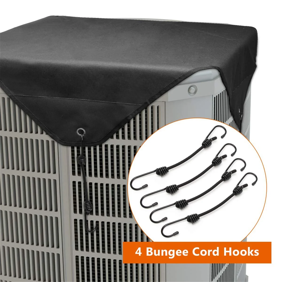 Air Conditioner Cover Outdoor Units Winter or Summer AC Defended Heavy Duty Top Air Conditioner Cover F