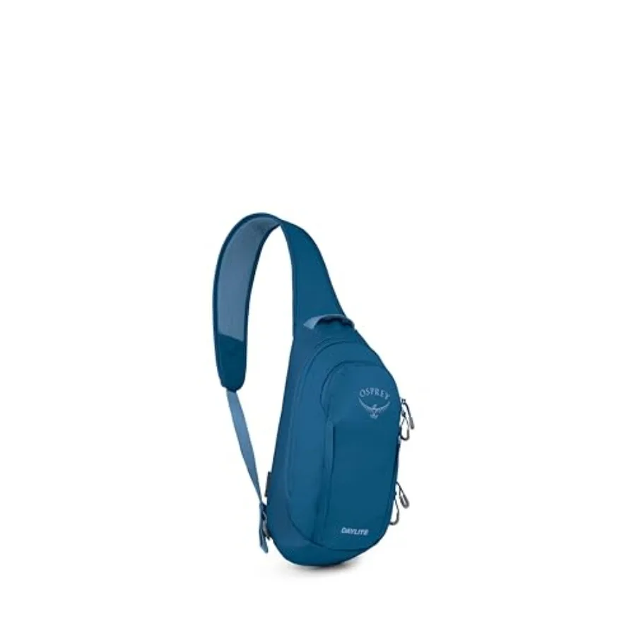

Daylite Shoulder Sling Bag - Crossbody Backpack for Everyday Carry, Festivals, and Travel: lightweight nylon, black, ultra-comp