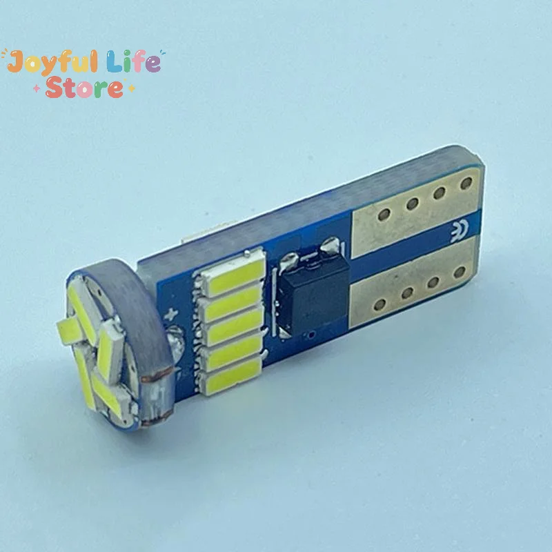 Hot 10Pcs T10/W5W LED Bulb 3030 Chip Canbus Error Free Super Bright Car Interior License Plate Side Marker Light