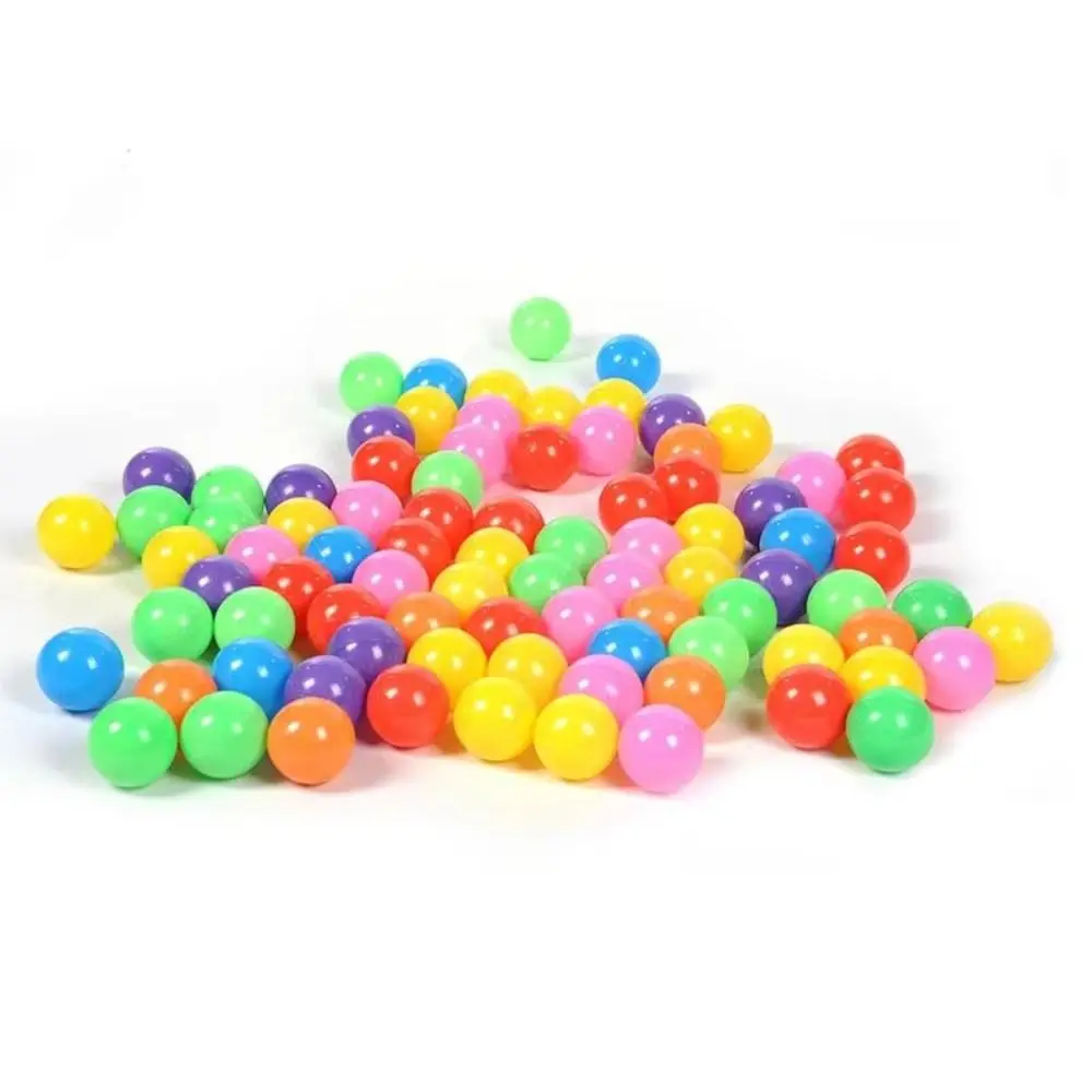50PCS Plastic Thickened Ocean Ball Toy Interactive Cognitive Thick Wave Ball Puzzle Toy Exquisite Colorful