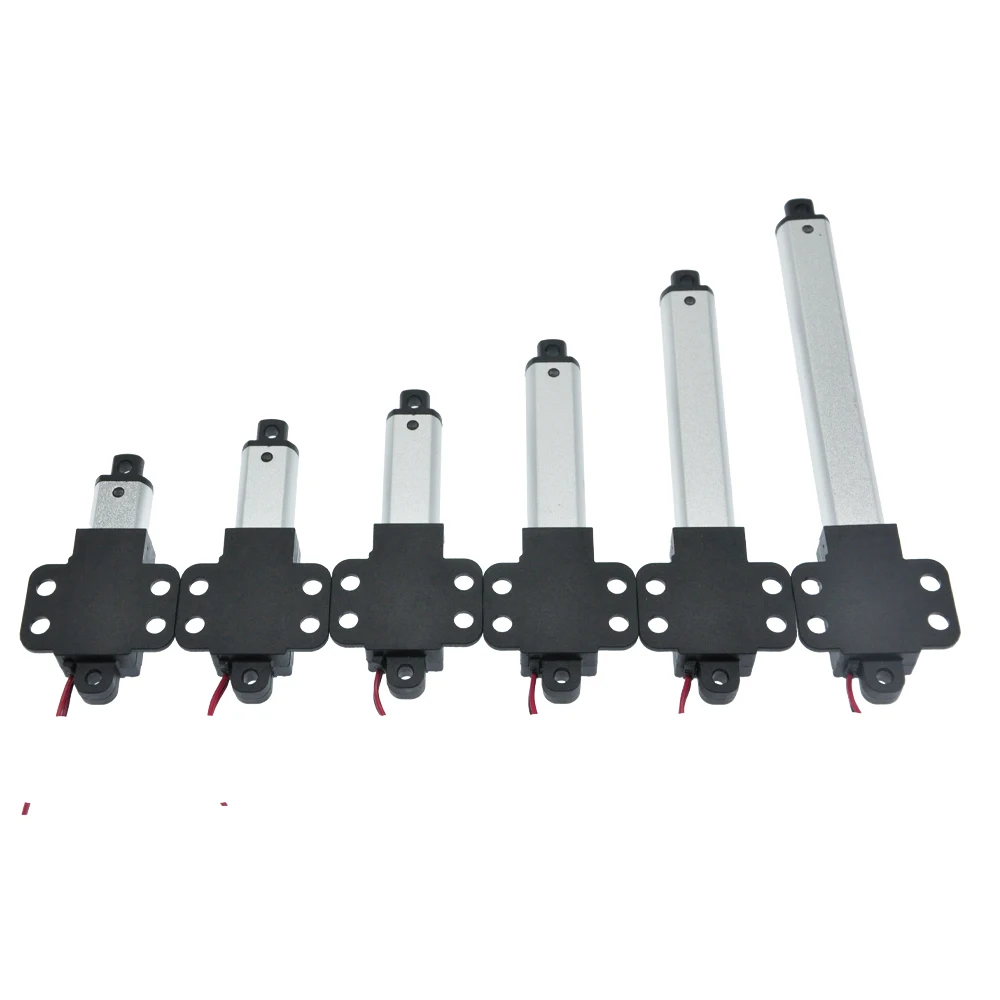 6V 12V 24V DC advanced DC motor micro linear actuator 100mm to 300mm customized stroke free shipping