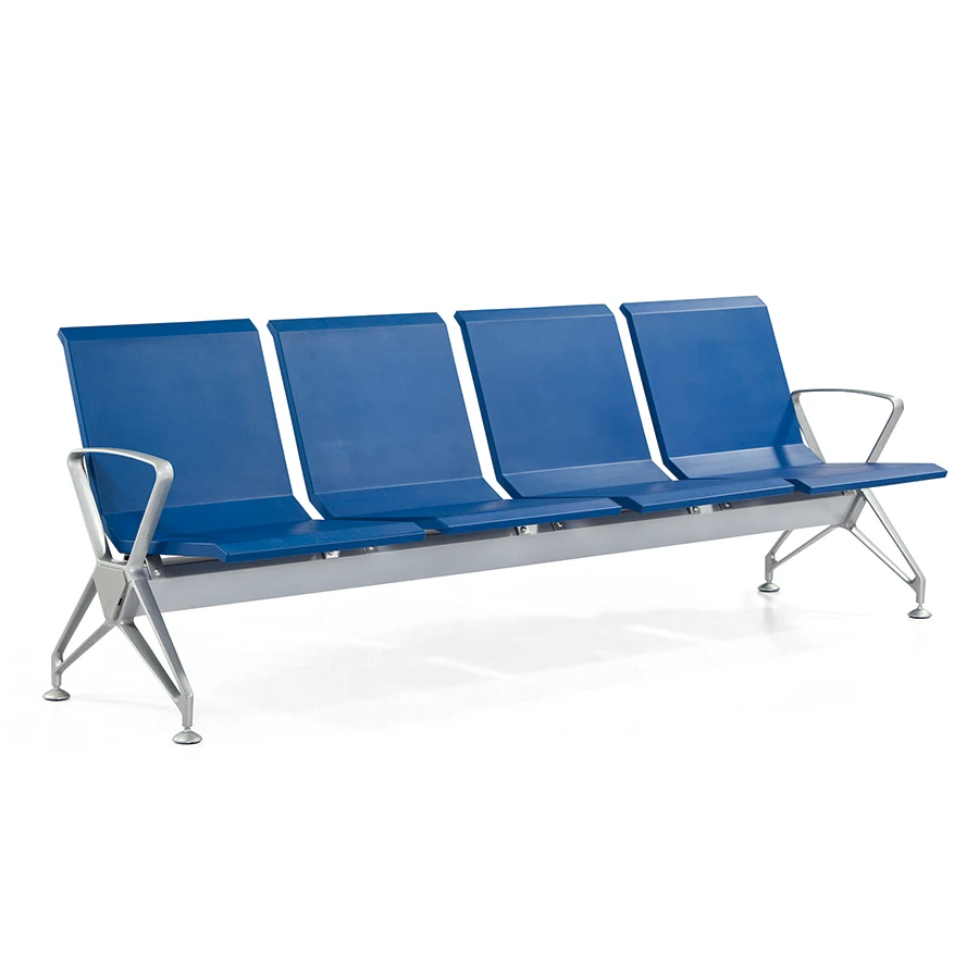 Morden Style Waiting Chair Public Seat Polyurethane Row Chair With Thickened For Airport Hospitals Hotels Schools Halls Malls