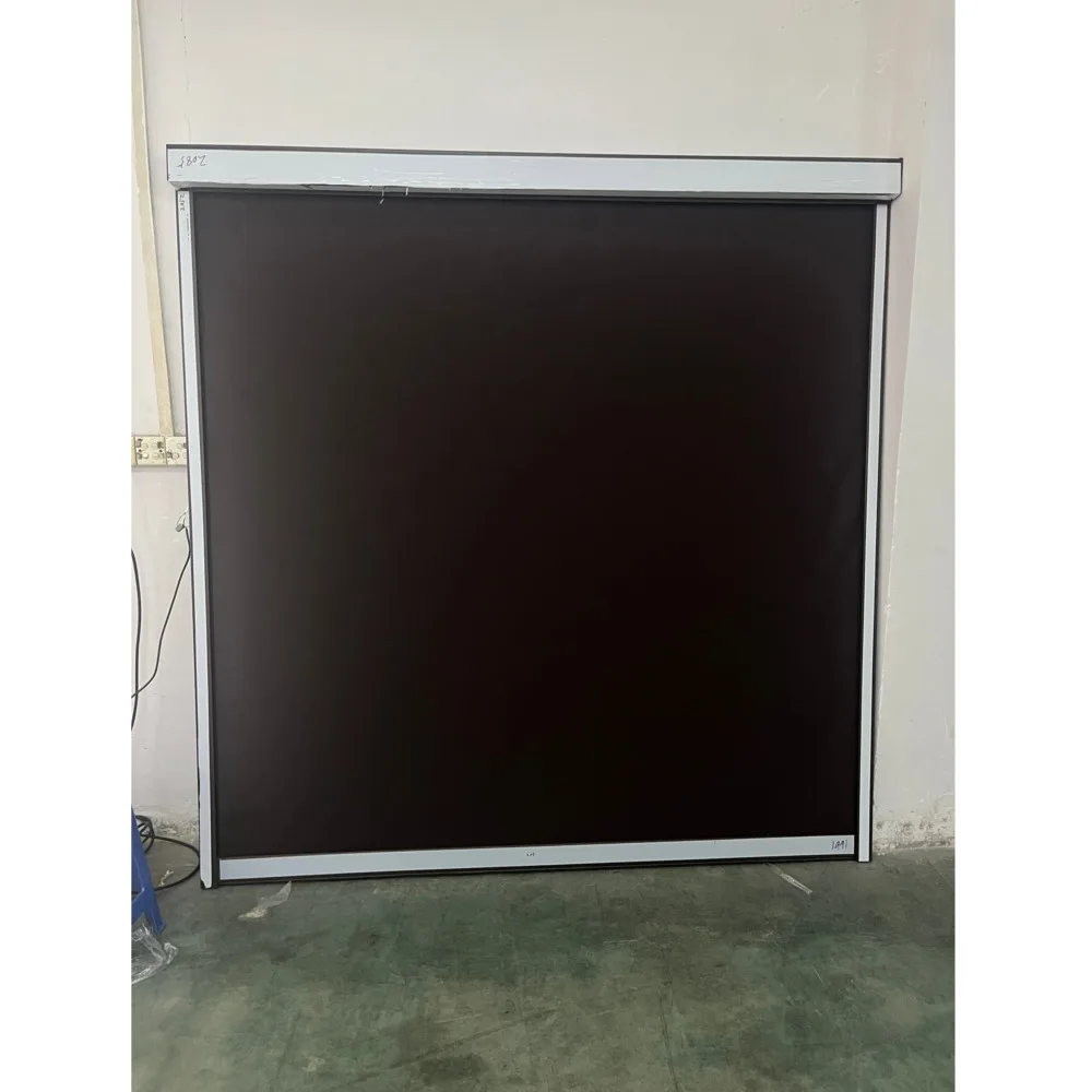 china factory price remote control motorized heavy duty patio screen monsoon blinds outdoor windproof roller shades