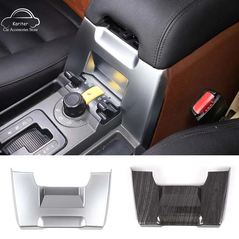 

Car Interior Central Control Armrest Box Front Trim Panel Cover Stickers Accessories For Land Rover Discovery 3 LR3 2004-2009