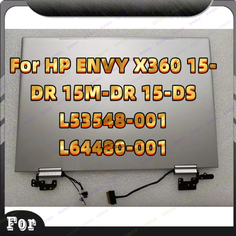 #L15.6 For HP ENVY X360 15-DR 15M-DR 15-DS 15M-DS 15T-DR 15-DR0012DX Touch LCD Screen Digitizer L53545-001 L53548-001 L64480-001