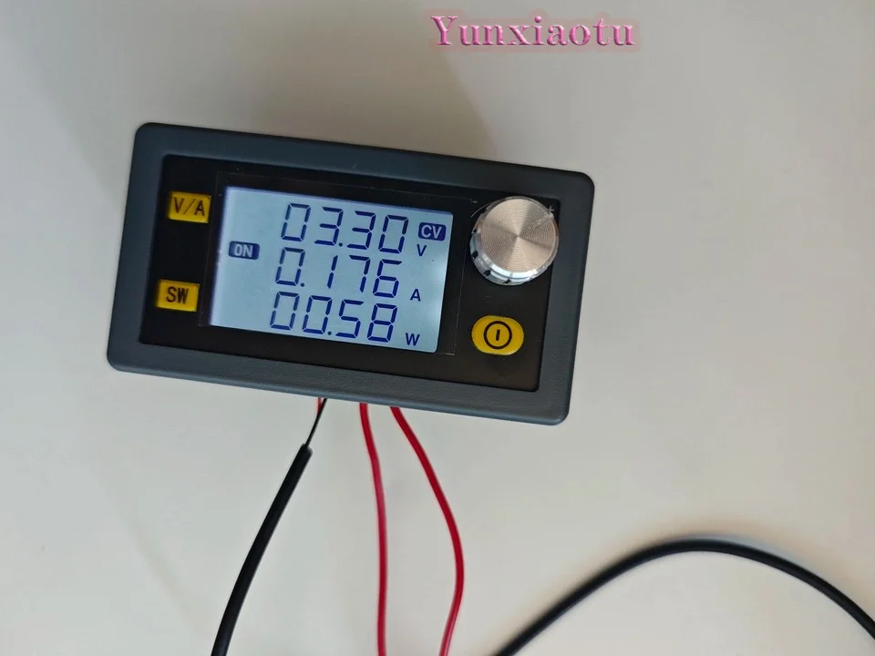 DC Adjustable Buck Boost Power Module, 5-30V Input To 0.6-30V Output, Constant Voltage Constant Current Charging Regulator