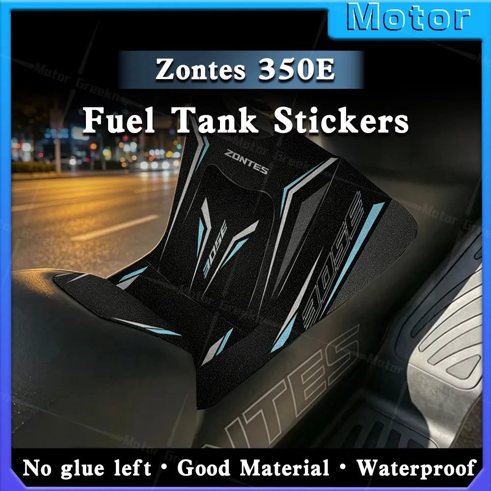 

Frosted Motorcycle Tank Pad Protector Stickers Scooter Accessori Waterproof For zontes 350e ADV ZT350E ZONTES 350 E 2024- 2026