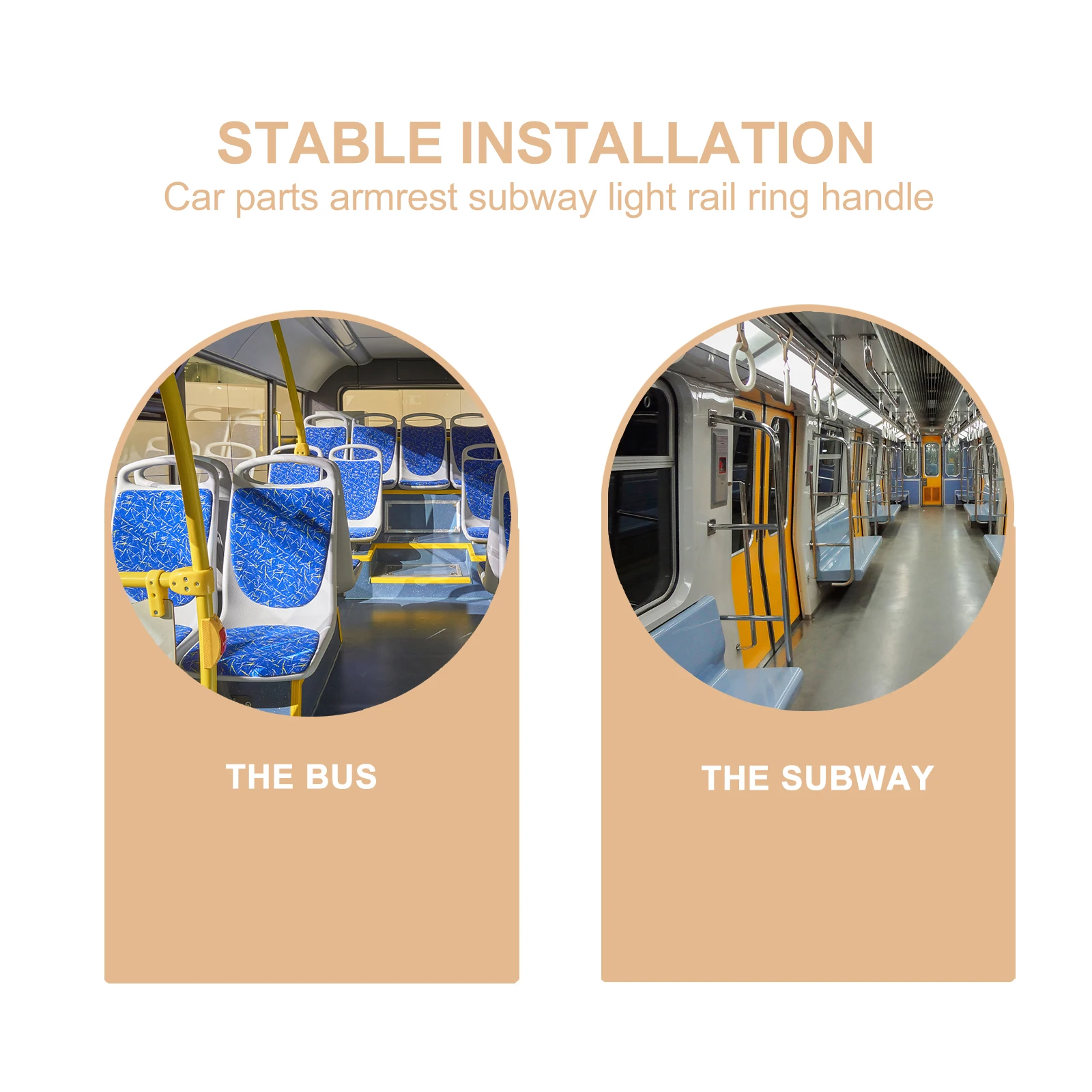 

Transparent Car Handle Ring For Cars Trains Subways Buses Trash Can Release Handle Easy To Carry Proper Size For Storage