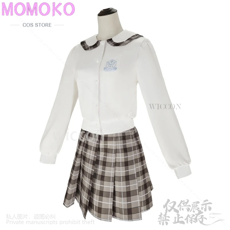 Costume de Cosplay de l'Anime Yosuga No Sora, avec Perruque, Uniforme SвJK, Robe Lolita Sexy et Mignonne, Trempée, pour Halloween, pour Femme