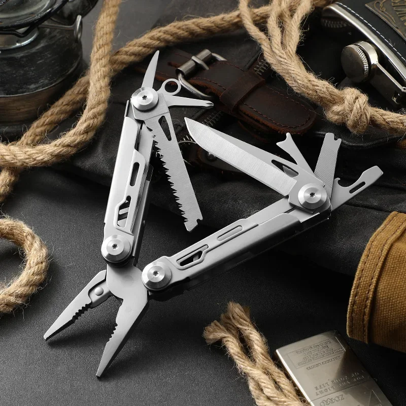 

Multifunctional Pliers Outdoor Camping Portable Sharp-Nosed Pliers Folding Tactical Pliers for Wilderness Adventure Camping