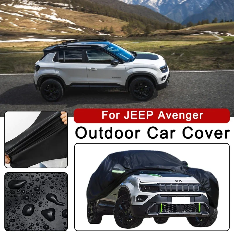 Car Cover for JEEP Avenger - Outdoor Full Protection, Waterproof Dustproof Heat-Resistant, All-Season Use Exterior Accessories