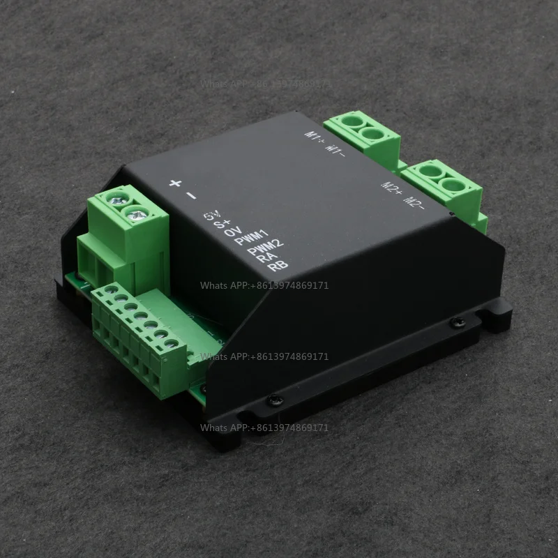 1PCS Double-Drive Remote-Controlled Lawn Mower Tracked Vehicle Control Driver Board for DC 12V-24V Motor Dual-way Controller