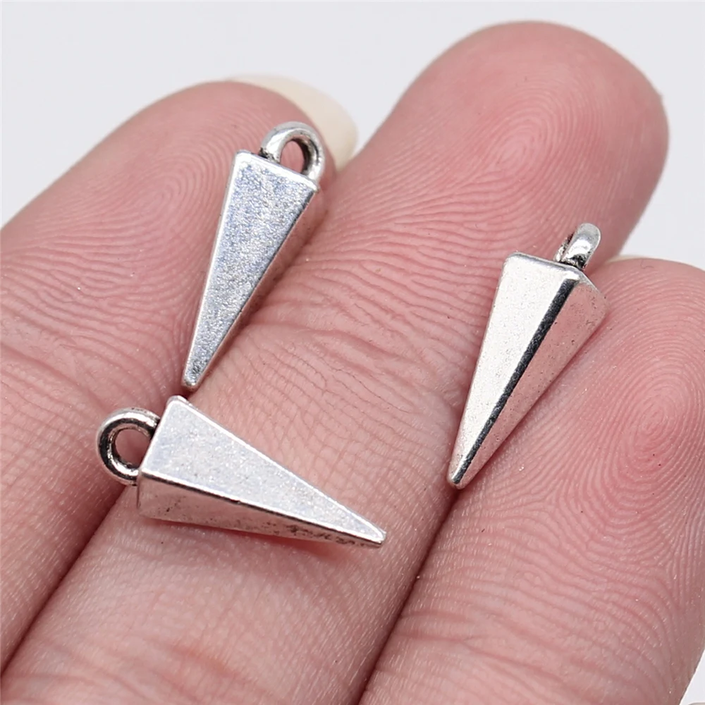 WYSIWYG 10pcs 16x4mm 7 Colors Trendy Jewelry Awl Charms Pendant For Jewelry Making DIY Jewelry Findings
