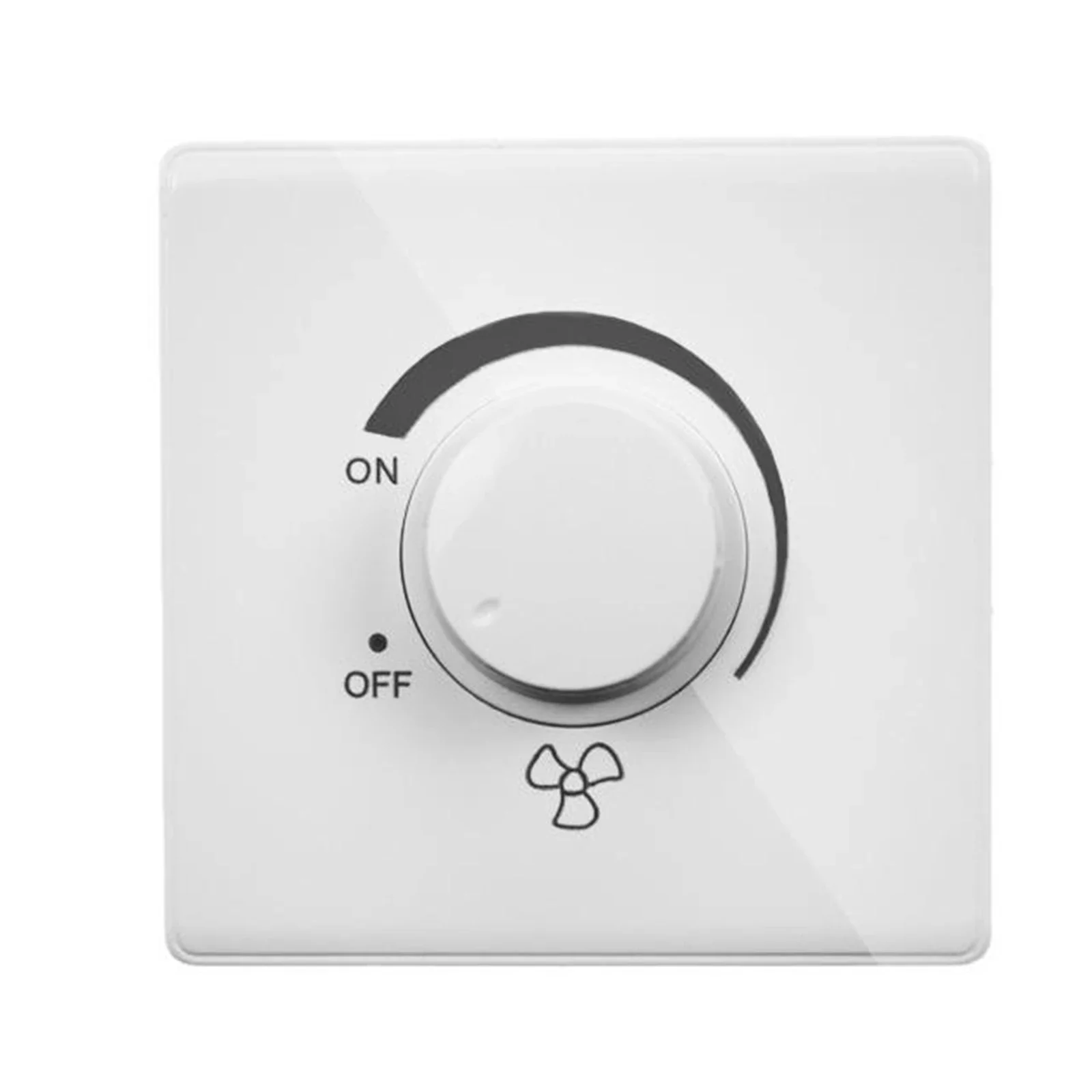

2232211111 1pc 10A 220V Fan Speed Regulator 86 Type Ceiling Fan Speed ControllerSwitch Wall Mounted DimmerSwitch For Home