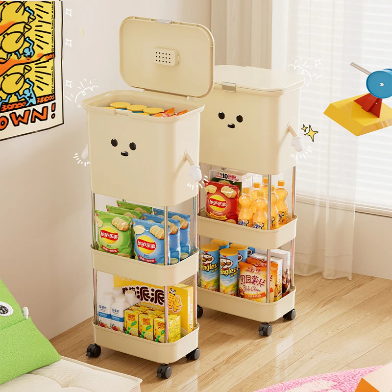 

Portable Trolley Complete Kitchen Things Storage Trolleys Organizing Shelf Removable Furniture Estanterias Auxiliary Islands