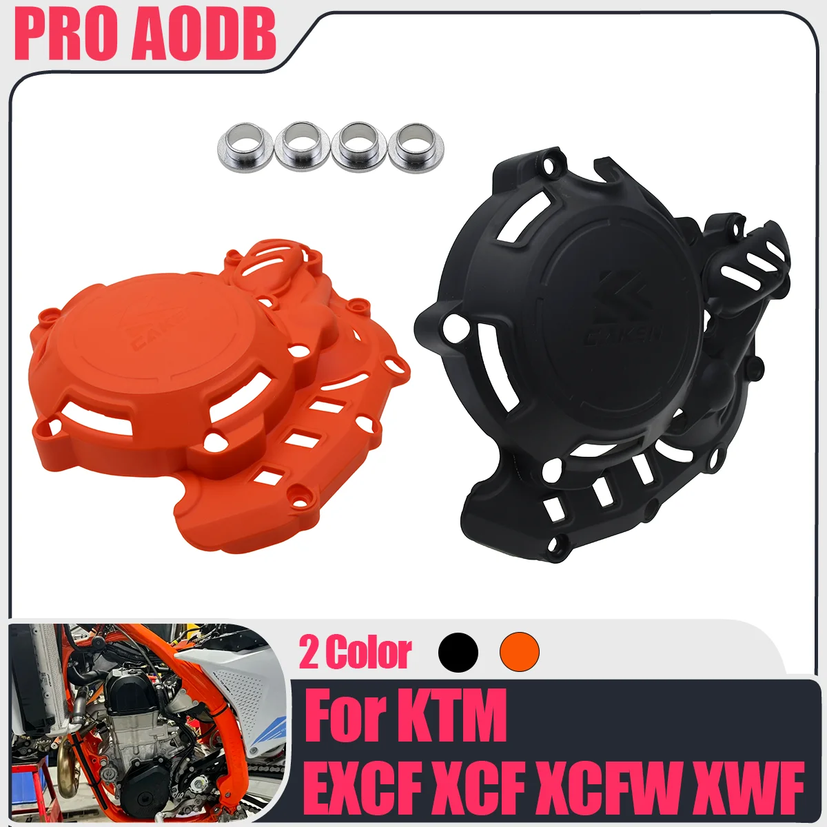 

2023 2024 For KTM Motocross Accessories EXCF450 EXCF500 XCF450 XCFW450 XWF450 Ignition Clutch Cover Protector Guard