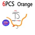 6pcs Orange